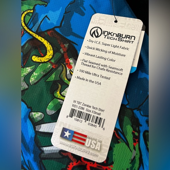 NWT “Zombie” Tech Shirt - INKnBURN / NWT - Picture 12 of 12